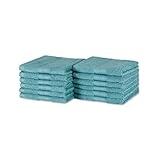 Amazon Basics Waschlappen aus Baumwolle, farbecht, 12 Stück, 30 x 30 cm,...