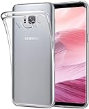 NEW'C Schutzhülle für Samsung Galaxy S8, Ultra transparent, Silikon, Gel, TPU,...