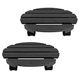 PEILU 2X Pflanzenroller Outdoor Ø30cm Pflanzen Untersetzer mit 360° Drehbare...