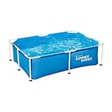 Summer Waves Freistehender Pool, rechteckig, 2,13 x 1,52 x 0,61 m – praktisch...
