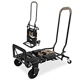 2 in 1 Handwagen | Sackkarre | bis 180kg | Schwerlast Transportwagen | Große...