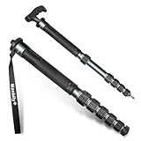 Manbily 32mm Einbeinstativ für Kameras 44cm-174cm aus Aluminium Monopod Stativ...