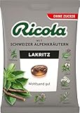 Ricola Lakritz, Original Schweizer Kräuter-Bonbons mit 13 Schweizer...