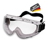 gomey Vollsichtschutzbrille - Kratzfest und Schlagfest – Ideal für das Tragen...