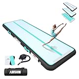AWSUM Aufblasbare Gymnastikmatte 300x100x10CM Klein Tumbling Matte Air Matt...