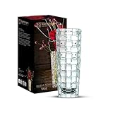 Nachtmann Glasvase 20 cm, Bossa Nova, 82088, Vase aus Kristallglas, Blumenvase...