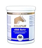 Vetripharm EQUIPUR Zink forte 1 kg Dose l Ergänzungsfutter für Pferde l Zink &...