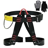 Nizirioo Absturzsicherung Sicherheitsgurt Taille,Universal Klettergurt Mit...