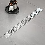 Duschrinne, italienisch, Blasen, Duschrinne, 60 cm, Duschrinne aus Edelstahl mit...
