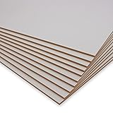 Peggy´s PEGBOARD MDF Zuschnitte 60x40 cm | 10 Stück MDF-Platten 3 mm einseitig...