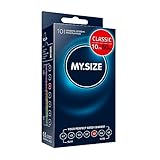 MY.SIZE Classic Kondome Größe 5 I 60 mm Breite I 10 Stück Standardpackung I...