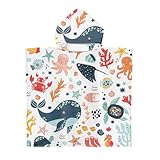 FYting Badeponcho Kinder 8 Jahre,Poncho Handtuch Kinder,60 X 60cm...