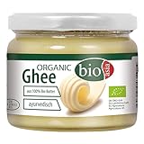 BIOASIA Bio Butter Ghee, Butterschmalz zum Braten, Frittieren, Kochen und...