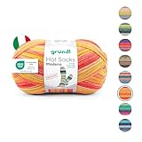 Gründl Wolle Hot Socks Madena 4-fach - Sockenwolle für 1 Paar Socken -...