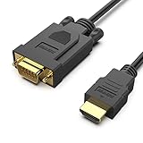 BENFEI HDMI zu VGA Konverter-Kabel 1,8M, Unidirektional HDMI zu VGA D-SUB 15 Pin...