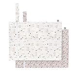 LÄSSIG Nasstasche wiederverwendbar für Kind Baby 2 Stück/Wet Bag Tiny Farmer...