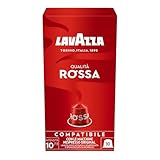 Lavazza Qualità Rossa, vollmundiger und ausgewogener Espresso, 10 Kapseln,...
