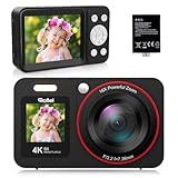 Rollei Compactline 64 Dual Screen Digitalkamera, 64MP 4K Fotoapparat mit Dual...