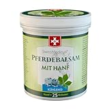 SwissMedicus Pferdebalsam mit Hanf - 500 ml - Kühlende Wirkung für Muskeln &...