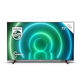 Philips 75PUS7906/12 75 Zoll LED Android Fernseher, 4K-Smart-TV mit Ambilight,...