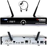 OCTAGON SF8008 UHD 4K Supreme Twin Sat Receiver, 2X DVB-S2X Tuner, E2 Linux &...