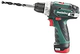 Metabo Akku-Bohrschrauber PowerMaxx BS (600079500) 12V 1x Li-Ion; Ladegerät LC...