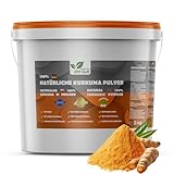 Natürliches Kurkuma im Eimer | Premium Kurkuma Pulver Frisch und aromatisch |...