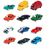 Majorette Vintage Assortment, Vintage Cars, Oldtimer, Spielzeugauto aus Metall,...