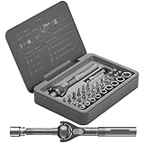 40-teiliges magnetisches Ratschenschraubendreher-Set mit 180° verstellbarem...