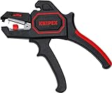 KNIPEX Automatische Abisolierzange, 0,2-6 mm², Feinjustierung, einstellbarer...