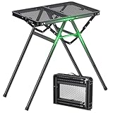 GARLLEN Grilltisch klappbar, 60x40cm & 3 Höhenverstellbar(25/48/71cm),...