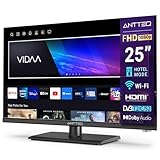 Antteq V25 Smart TV 25 Zoll Rahmenlos (Fernseher 64 cm),WLAN Full HD...