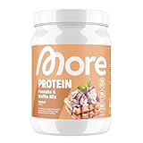 MORE Protein Pancakes and Waffle Mix, Neutral, 450 g, ohne Zuckerzusatz für...