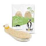 biped 2 Paar Kinder Lammwoll Natur Latex Wintersohlen - zum Zuschneiden - extra...