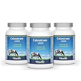 VITACTIV Colostrum 1000 mg, Colostrum Kapseln hochdosiert plus Vitamin B6 & B12...