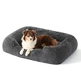 BEDSURE Hundebett flauschig Grosse Hunde - 91x68x18cm Hundebett waschbar für...