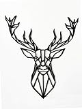 Pet-Jos Hirsch 50 cm Wanddeko Holz Hirschköpfe Deko Wanddekoration Deer Wooden...