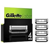 Gillette Labs Rasierklingen für Rasierer, 4 Ersatzklingen für Gillette Labs...