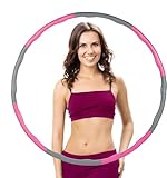 Fitness Hula Hoop Reifen, Ø 95cm, Fitnessreifen für Erwachsene, sanfte...