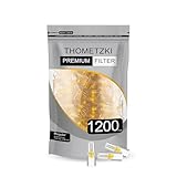 THOMETZKI Zigarettenfilter - 1200 Stück - Wiederverwendbare Aufsätze für...
