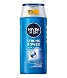 NIVEA MEN Strong Power Shampoo, kräftigendes Haarshampoo ohne Silikone und...