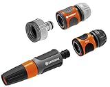 Gardena Grundausstattung mit Anschlussteilen für 13 mm (1/2 Zoll)- und 15 mm...