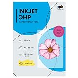 PPD 20 x A4 Inkjet Premium Overheadfolie für vollfarbige Ausdrucke in höchster...