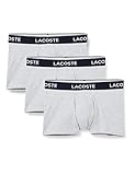 Lacoste Herren 5H3389 Boxer Shorts, Argent Chine, M (3er Pack)