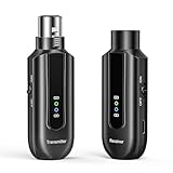 POGOLAB XLR Mikrofon Sender Empfänger, 2.4G Kabelloses Funkmikrofon-Adapter...