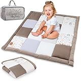 Krabbeldecke Spielmatte Krabbelmatte für Baby Kinder - Babies Patchworkdecke...