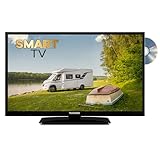 TELEFUNKEN T24X840 Mobile Smart TV mit DVD-Laufwerk 24 Zoll DVB/S/S2/T2/C 12/230...