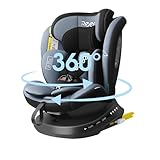 Reecle 360 Drehbar i-Size Kindersitz mit ISOFIX 40-150 cm (0-36 kg) Reboarder,...