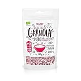 DIET-FOOD Keto Granola mit Himbeere Low Carb und Fettarm Glutenfreies Granola...