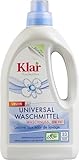 Klar eco Sensitive Universalwaschmittel Waschnuss 750ml, ohne Duft, 16...